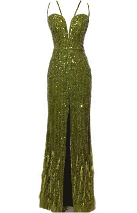 Uzun Abiye Elbise - 210