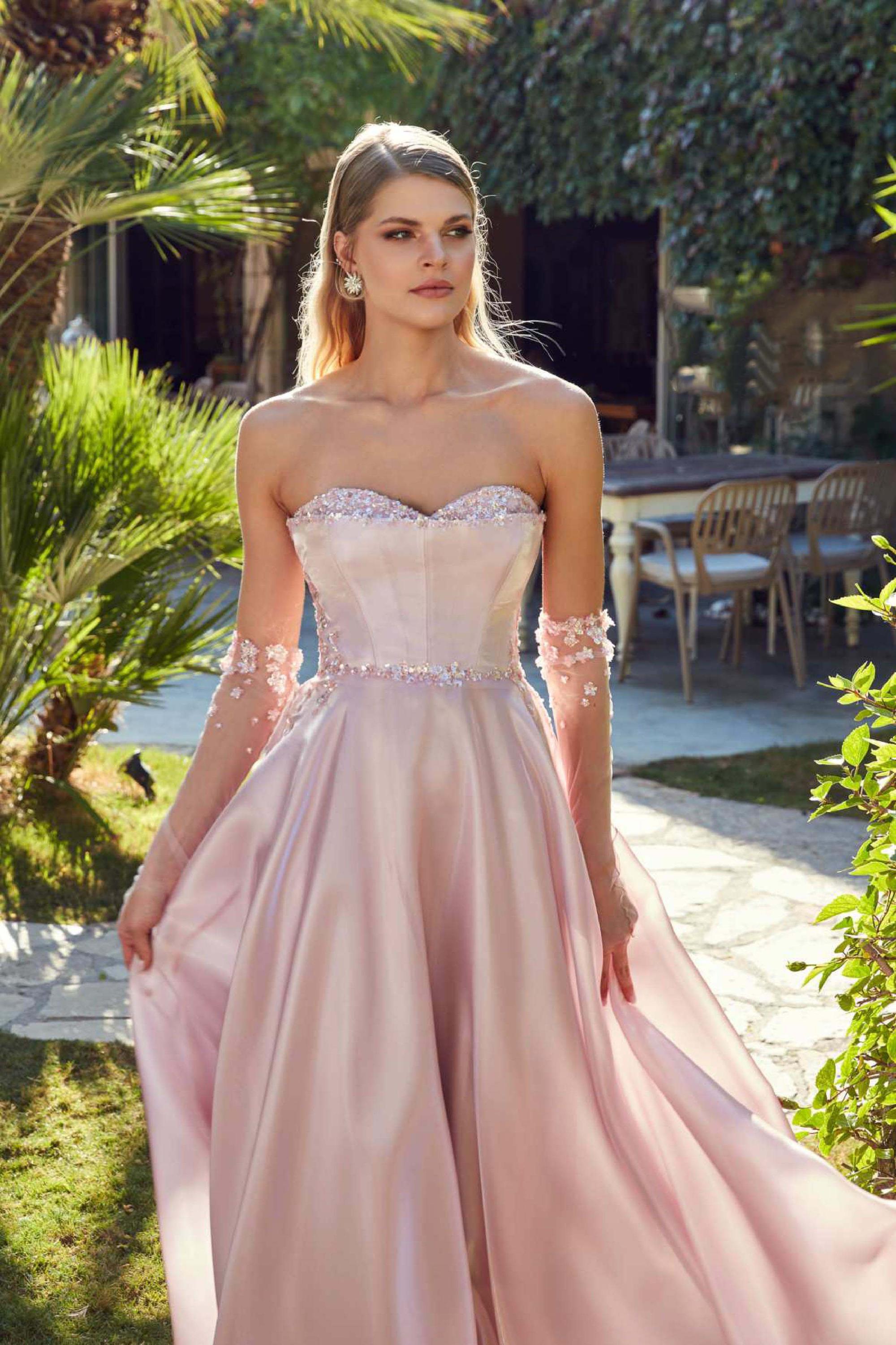 Uzun Abiye Elbise - 0396